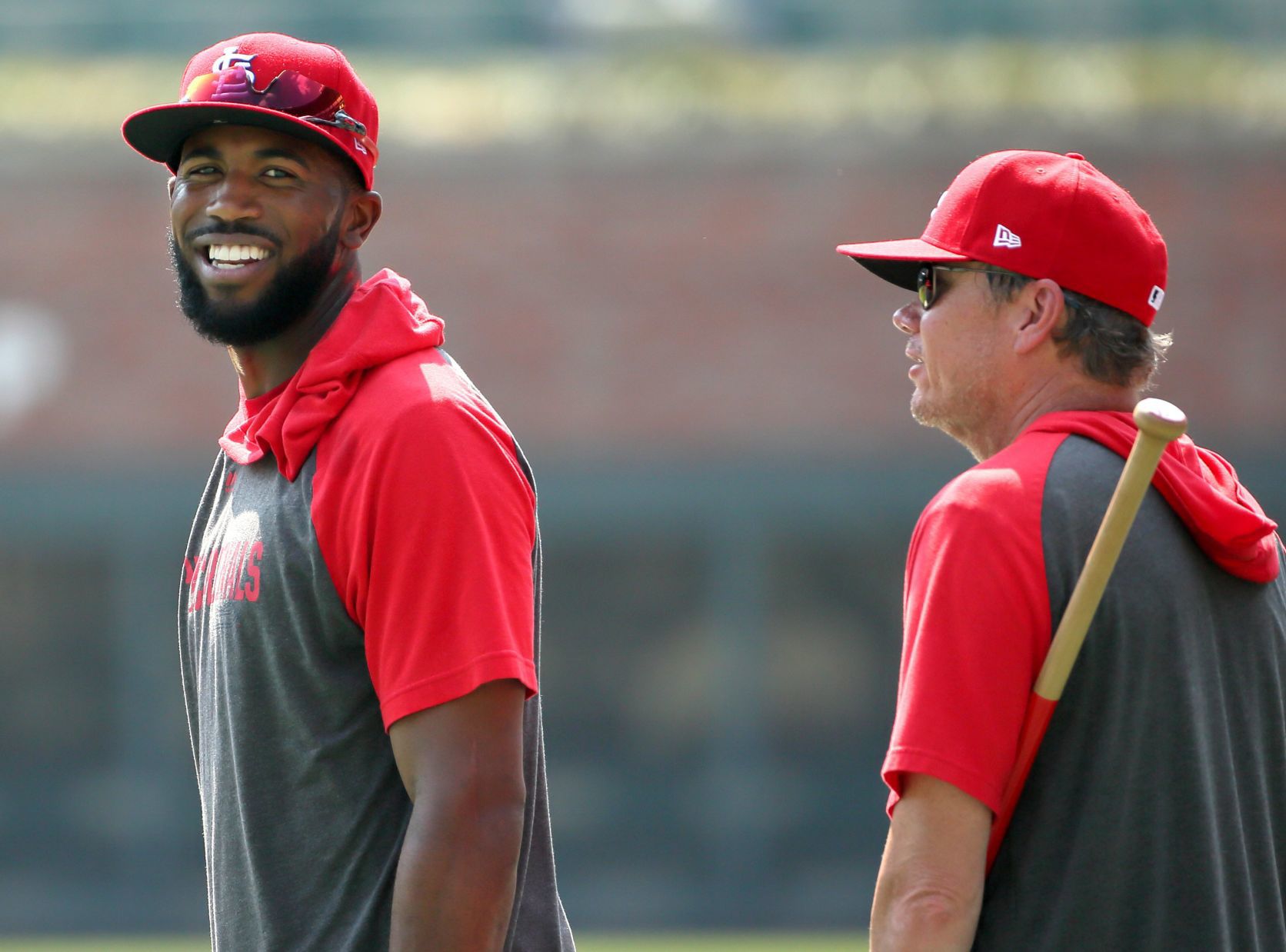 St. Louis Cardinals practice before Game 1 of NLDS in Atlanta